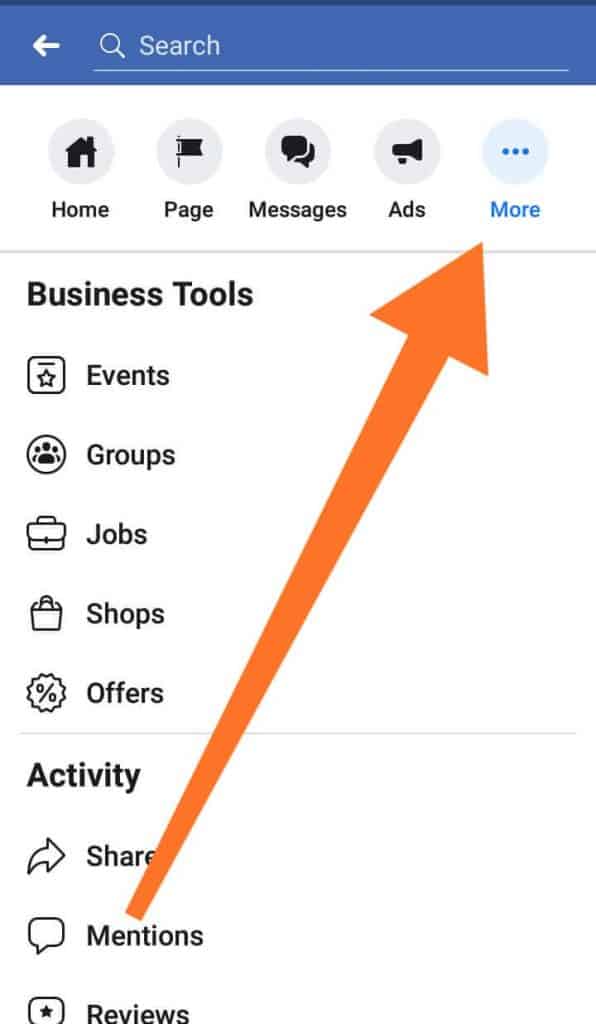Ways to find URL of Facebook Profile or Business Page on any Device
