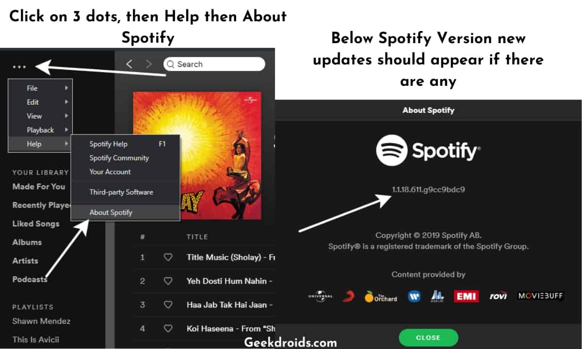 How to update Spotify on PC and Phone? | GeekDroids