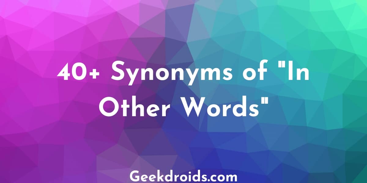 namely synonym